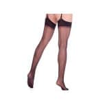 Sheer Stretch Nylons With Seams