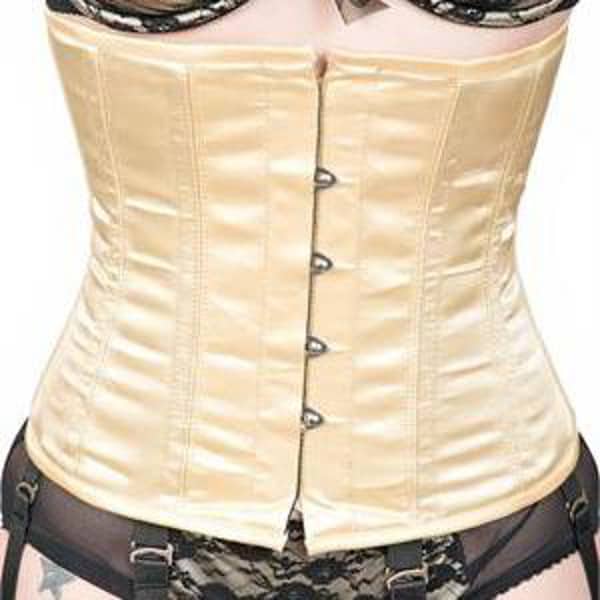 Steel Boned Underbust Corset Waist Cincher