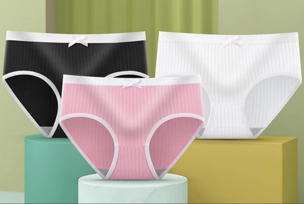 Pink Sissy Bow Briefs - Image 2