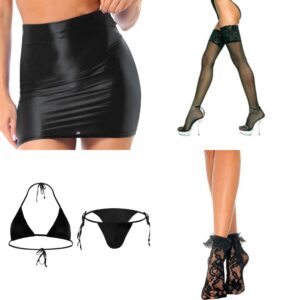 Black Sissy Outfit Saver Pack