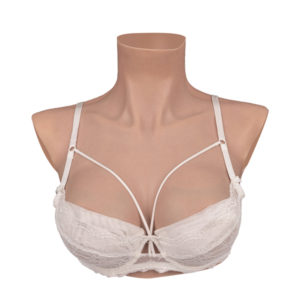 Best Deal for Peikey Breastplate Silicone Breast Forms with Bra