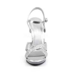 Criss-Cross Glitter Ankle Strap Sandal - Glamour Boutique