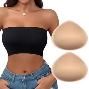 Foam Breast Forms with Bralette Value Pack