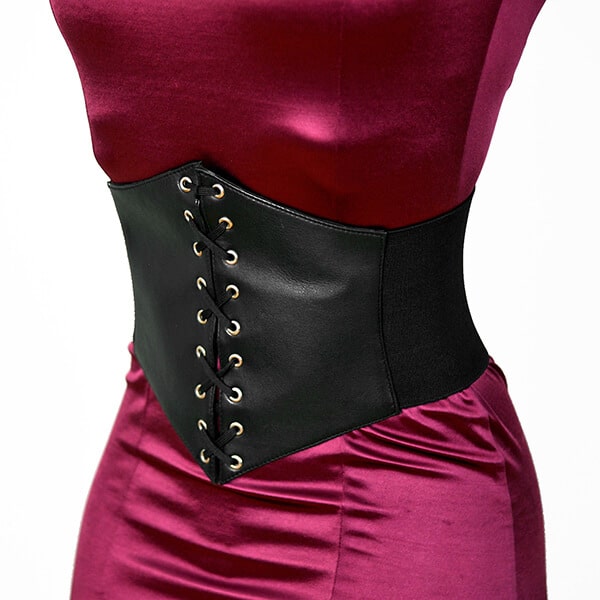 Shaping Front Lace Corset Belt, Short Waist Cinchers