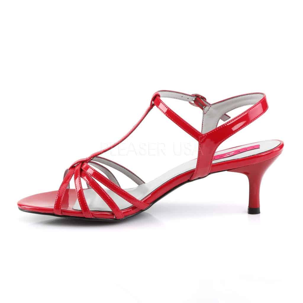 Kitten Heel TStrap Sandal Glamour Boutique