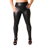 Black Pleather Leggings