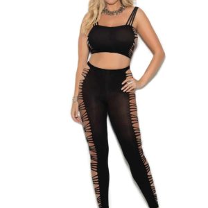 Opaque cami top and leggings