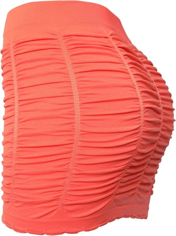 Pleated Bodycon Stretch Skirt