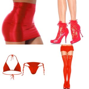Red Sissy Outfit Saver Pack