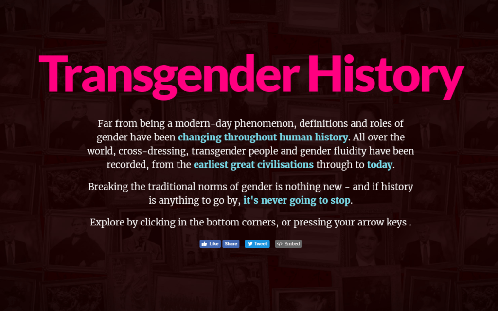 Transgender History Screenshot