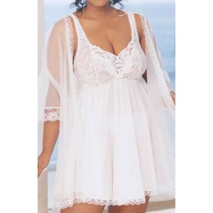 Baby Doll Peignoir Set