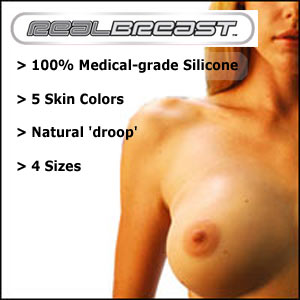 Real Breast with Vanishing Edge Technology Breast Forms