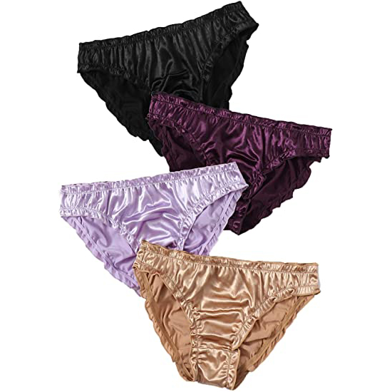 Frill Trim Satin Panty Pack - Glamour Boutique