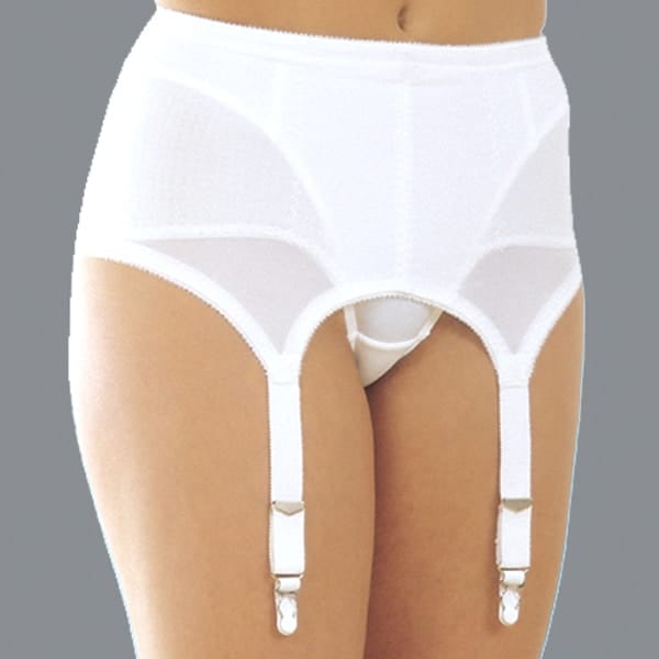 Vintage 50s 60's Lerner White Satin Waist Cincher Girdle Garter Belt. Size  30 -  Canada